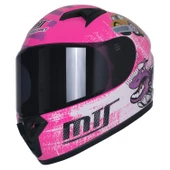 MTS 201 PEMBE ÇOCUK KASKI KAPALI MODEL thumbnail 2