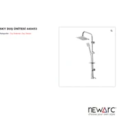 Newarc Sky Krom Duş Ünitesi 440453 thumbnail 2