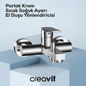 Creavit Sharp Krom Banyo Bataryası SR2510 thumbnail 1