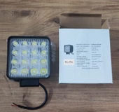 16 Led Kare 9-48 Volt 48 Watt Ip67 Çalışma Lambası thumbnail 2