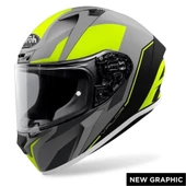 KASK AIROH VALOR WINGS YELLOW MATT thumbnail 1