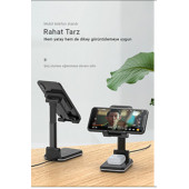 Mühlen T44 Wireless Ayarlanabilir Ergonomik Telefon Tablet Standı thumbnail 2