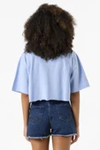 Grumpy Christmas Bebe Mavi Kadın Crop Tshirt thumbnail 4