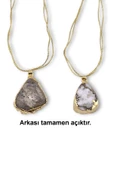Doğal Sitrin Kristali Kolye 427-3 thumbnail 5