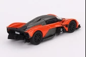 Mini GT 678 Aston Martin Valkyrie Maximum Orange LHD Model Araba thumbnail 3