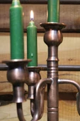 Turna Bakır Vintage 4lü Şamdan Oksit Turna2612-3 thumbnail 4