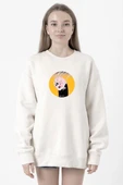 Meovv Meow Beyaz Kadın 2ip Sweatshirt thumbnail 1