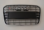 AUDİ A6 S6 C7 ÖN PANJUR KROM-SİYAH 2012-2015 thumbnail 1