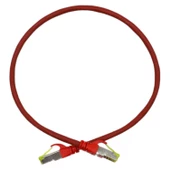 DIGITUS CAT6A S-FTP PATCH CORD 0,50 MT RED (10'LU PAKET) thumbnail 5