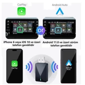 Yate10 Kablosuz Android Auto/Car Play USB Dongle thumbnail 4