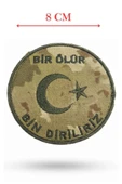 Nakış Patch Bir Ölür Bin Diriliriz thumbnail 1