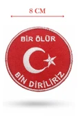 Nakış Patch Bir Ölür Bin Diriliriz thumbnail 3