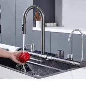 Fleko Lıght Akıllı Şelale Teknolojik Eviye Seti thumbnail 3