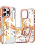 Gpack Apple iPhone 16 Pro Kılıf PX Graffito Desenli Silikon thumbnail 4