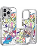 Gpack Apple iPhone 16 Pro Kılıf PX Graffito Desenli Silikon thumbnail 5