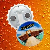 Maldivler Temalı Magnet Kapak Açacak thumbnail 2