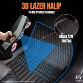 Opel Corsa E 3D Pro Havuzlu Paspas 2014-2019 A+ Kalite thumbnail 11