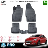 Opel Corsa E 3D Pro Havuzlu Paspas 2014-2019 A+ Kalite thumbnail 10
