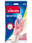 Vileda Sensitive Bulaşık Eldiveni Orta Boy M/8 x 3 Paket thumbnail 2