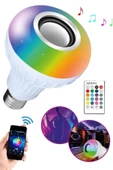 Pazariz Bluetooth Hoparlör Led Ampül Lamba thumbnail 1