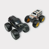 Mini Off-Road Araçlar 2'li - Siyah Beyaz thumbnail 2