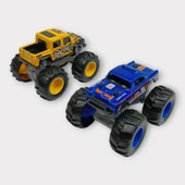Mini Off-Road Araçlar 2'li - Sarı Lacivert thumbnail 3