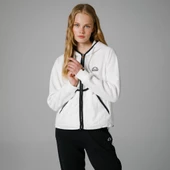 Ellesse Fermuarlı Kapüşonlu Kadın Beyaz Ceket EF188 thumbnail 1