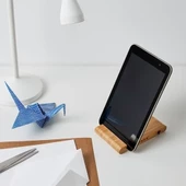 SUMUHOME BERGENES TELEFON TABLET STANDI BAMBU thumbnail 3