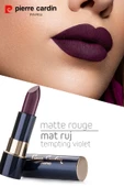 Pierre Cardin Matte Rouge Mat Ruj - Tempting Violet thumbnail 7