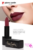 Pierre Cardin Retro Matte Lipstick  - Ruby Red - 154 thumbnail 8