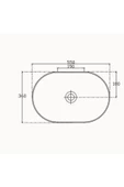 İsvea Isvea Infinity Tezgah Üstü Lavabo 55 Cm thumbnail 2