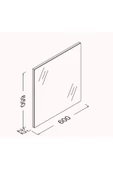 İsvea Isvea 60 Cm M1 Düz Ayna thumbnail 2