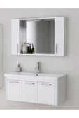 Ece Banyo Note Smart 100 Cm Banyo Dolabı - Beyaz thumbnail 1