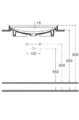 İsvea Isvea Infinity Inset Lavabo 55 Cm thumbnail 3
