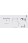 İsvea Isvea Sott'Aqua 50 Cm Monoblok Lavabo – Mint thumbnail 2