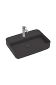 İsvea Isvea Infinity Tezgah Üzeri Lavabo 55Cm Antrasit thumbnail 1