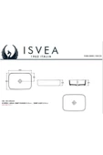 İsvea Isvea Infinity 50 Cm Tezgahüstü Lavabo-Antrasit thumbnail 2