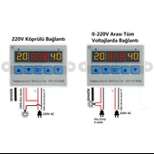 YATE10 ST3008 220V 10A Termostat/ Timer Kontrolörü thumbnail 2
