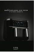 King Pro Kyf32 Magıcchef Plus Dual AirFryer Pişirme Robotu thumbnail 1
