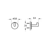 A4488436 Vitra Origin Askı (Tekli), Mat Siyah thumbnail 2
