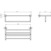 Vitra Base 200 Havlu Rafı A44108 thumbnail 2