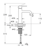 Vitra Origin Classic Lavabo Bataryası A4288036 thumbnail 2