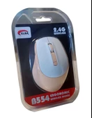 Elba B554 Pembe-Beyaz 6D 2.4Ghz Kablosuz Mouse thumbnail 2