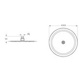 Vitra Lite Ls Duş Başlığı (300 Mm) -Krom thumbnail 2