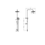 VitrA Joy 3C Duş Kolonu Mat Siyah A4579836 thumbnail 2