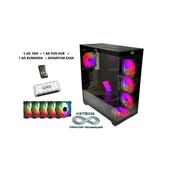 AZTECH AZT101 B Gaming Mid-Tower PC Kasası RGB Switch thumbnail 1