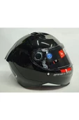 Kask Revenge 2 Solıd A11 Gloss Black Şeffaf Vizörlü 14b thumbnail 4