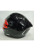 Kask Revenge 2 Solıd A11 Gloss Black Şeffaf Vizörlü 14b thumbnail 1