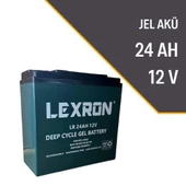 Lexron 24Ah 12V Jel Akü thumbnail 2