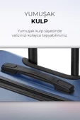 Polo&Sky Spring Model Lacivert Renk Orta Boy Valiz Bavul thumbnail 4